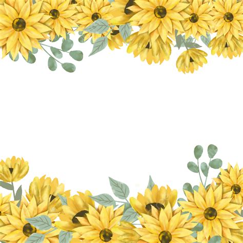 Sunflower Aesthetic Hd Transparent Flower Wreath Aesthetic Sunflower