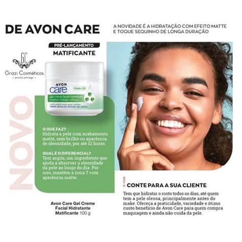 Avon Care Creme Facial Matificante Argila G Shopee Brasil