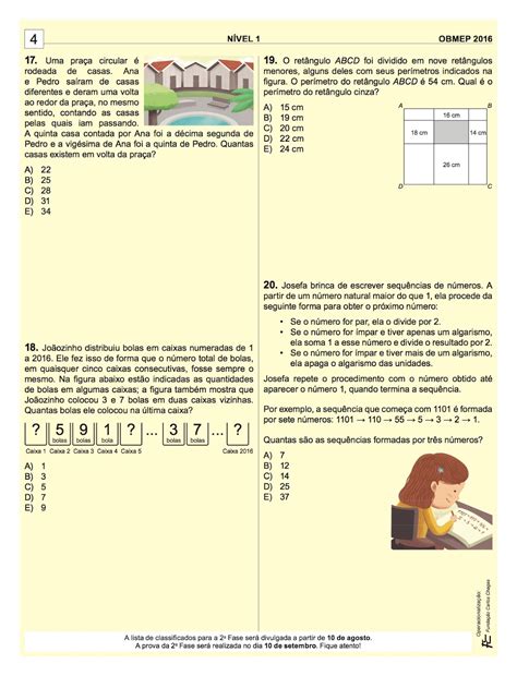 Questoes Obmep 6 Ano - Questões Obmep 6 Ano - RETOEDU