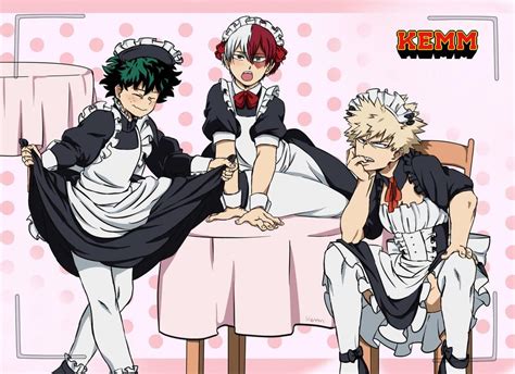 Maids Bnha Mha By Kemm01 On Deviantart Fond Decran Dessin Héros