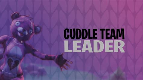 Cuddle Team Leader Fortnite Battle Royale Wallpaper 4k