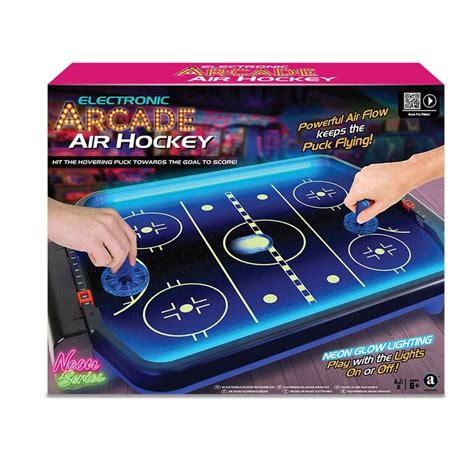 Electronic Arcade Game Air Hockey Neon Series Rossy