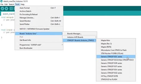 STM32 Blue Pill Arduino IDE Getting Started Tutorial STM32 Boards