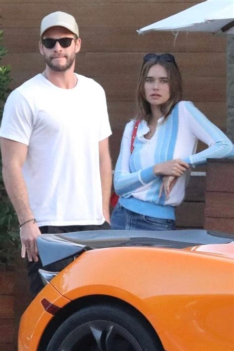 Liam Hemsworth, Gabriella Brooks Enjoy Casual Date in Malibu