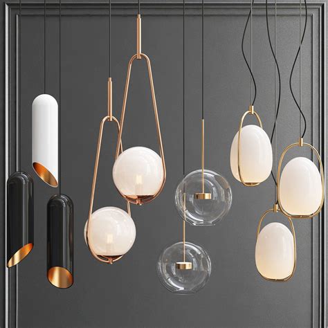 New Collection of Pendant Lights 3D | CGTrader