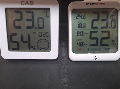 알리 온습도계 ThermoPro TP53 영점 테스트 완료했습니다. > 자유게시판 | 퀘이사존 QUASARZONE