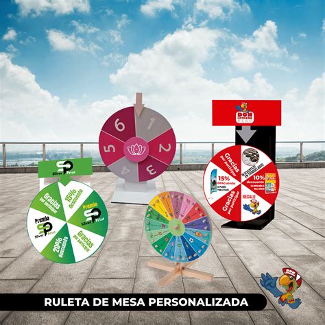 Ruleta de mesa personalizada DON LETRERO