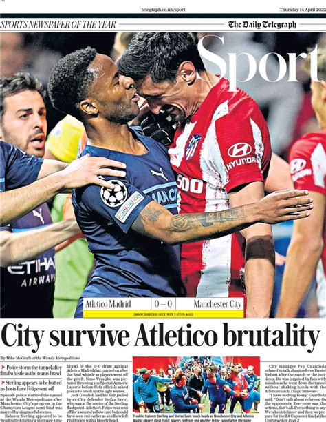 Capa Jornal Telegraph Sport Abril Capasjornais Pt