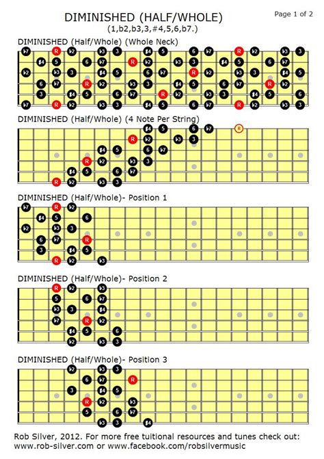 Rob Silver The Diminished Scale Halfwhole