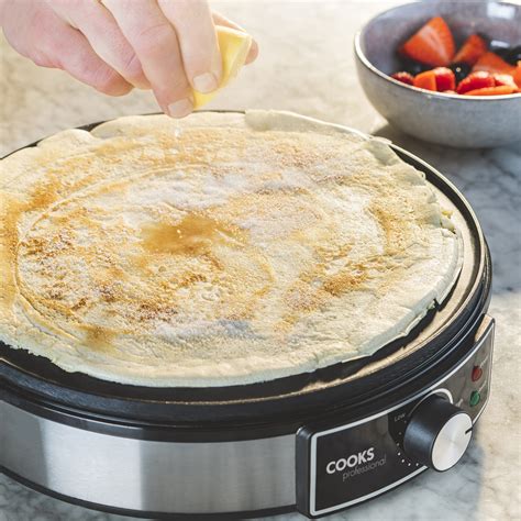 Electric Crepe Pancake Maker Non Stick Surface W Cm Diameter