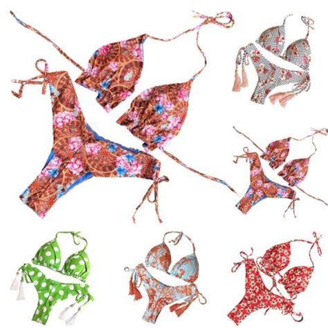 Ensemble Bikini Imprim La Mode Maillot De Bain Br Silien Maillots De