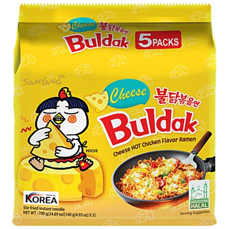 Buy Buldak Cheese Hot Chicken Flavor Ramen Instant Stir Fried Noodle Online At Best Price Of