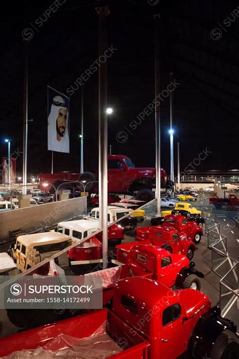 UAE, Abu Dhabi, Shanayl, Emirates National Car Museum, car collection ...