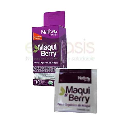 Maqui Organico Sachet G Native For Life Ecoasis