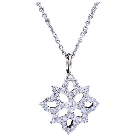 Hearts On Fire Dream Cut Diamond Mythical Necklace 059 Carat 18 Karat