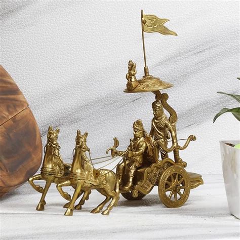 Buy Artvarko Mahabharatgeeta Arjun Chariot Rath With Krishna