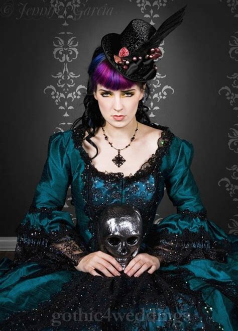 Gothic Steampunk Marie Antoinette Wedding Dress Handmade Victorian