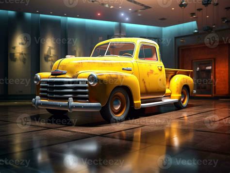 Pickup Truck Exhibition Generative Ai 32870282 Stock Photo At Vecteezy