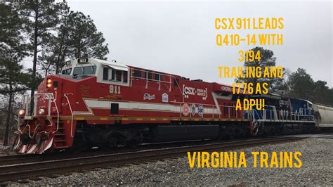 Virginia Trains Csx Leads Q With Trailing And As