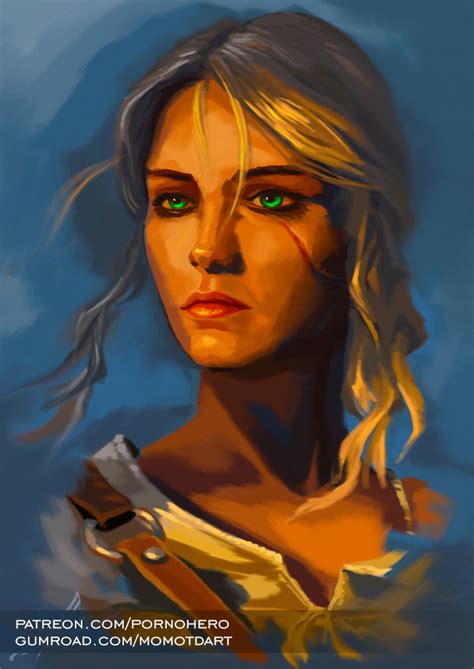 Ciri The Witcher 3 By MOMOTDart Hentai Foundry