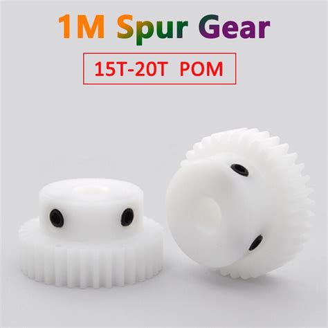 POM Plastic Motor Gear Transmissão de Engrenagem Engrenagem