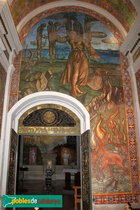 Església de Santa Maria pintures murals Tàrrega vila Pobles de