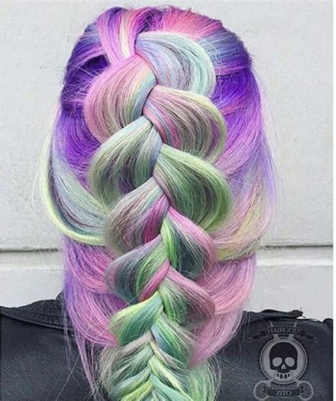 rainbow unicorn hair color rainbow hair color rainbow hair