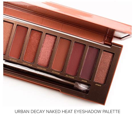 Authentic Urban Decay Naked Heat Eyeshadow Palette Made In Usa Brown Earth Tone Coklat Cokelat