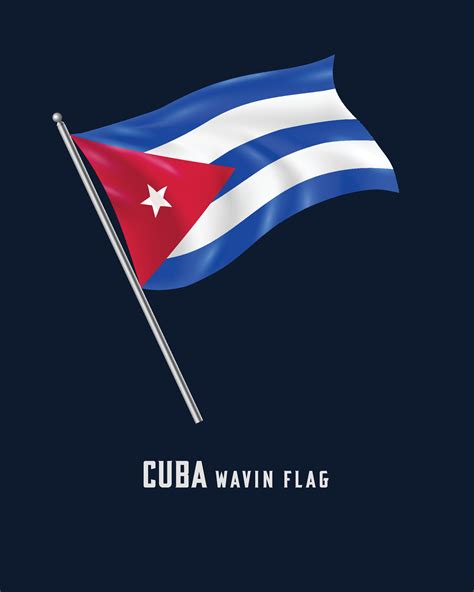 Cuba Wavin Flag Vector Art At Vecteezy