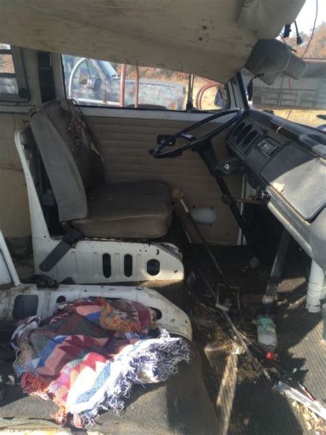 1971 Vw Westfalia Camper Bus Parts Or Project With Title Classic