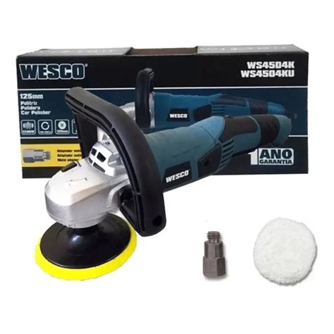 Lixadeira Politriz 5 1200w Wesco Profissional Maleta em Promoção na