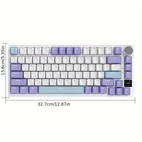 Ajazz Ak Three Mode Connection Full Key Hot Swappable Wireless Mechanical Keyboard Game