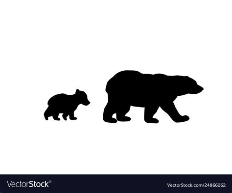 70 Svg Bear Family Silhouette SVG PNG EPS DXF File