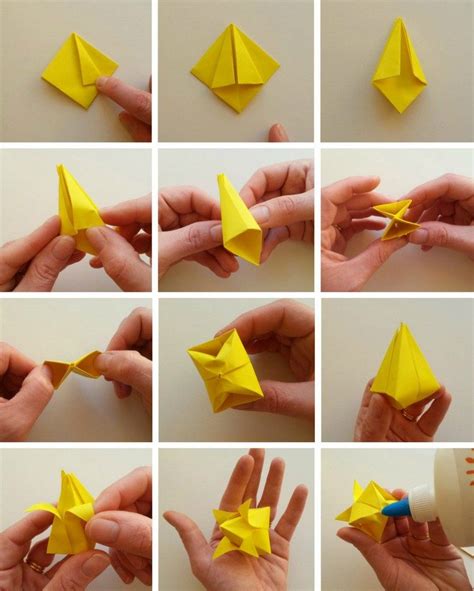 Fleurs En Origami Facile Id Es Originales Avec Des Instructions De