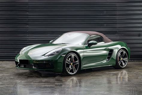 Rent Porsche Boxster Gts Green In Dubai Convertible Octane