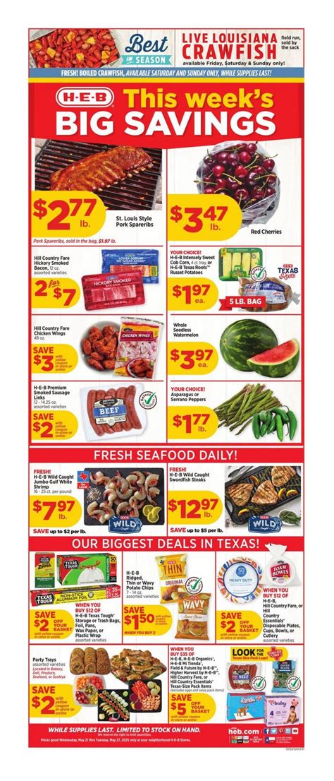HEB Weekly Ad May 21 – May 27, 2025