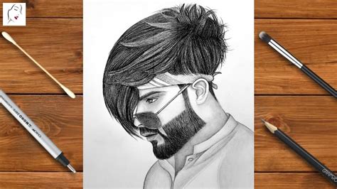 Cool Boy Drawings Realistic - Goimages Ily