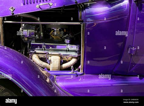 Motor Eines Ford Model A Hot Rod Classic Days Berlin Berlin Deutschland Stockfotografie