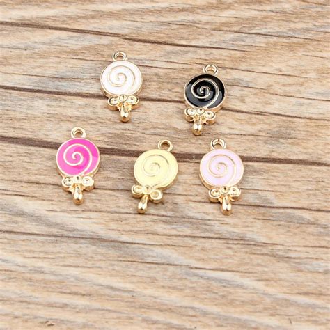 100pcs 10 19mm Korean Cute DIY Jewelry Accessories Gold Tone Alloy