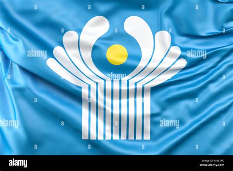 Flag of Commonwealth of Independent States Stock Photo - Alamy