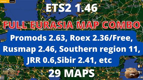 Ets Full Eurasia Map Combo Maps Promods Roex Rusmap