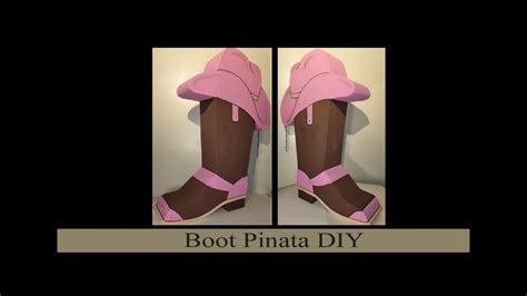 Boot Pinata Diy Cowboy Boot Cowgirl Boot Boot And Hat Pinata