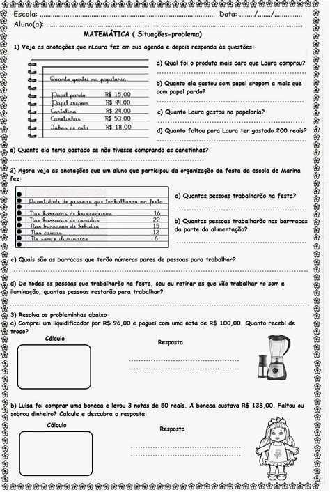 Probleminha De Matemática 4 Ano