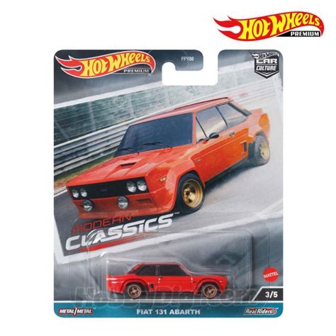 日版 Hot Wheels Premium 1 64 合金車 Car Culture Modern Classics Fiat 131 Abarth HobbyDigi 電購網