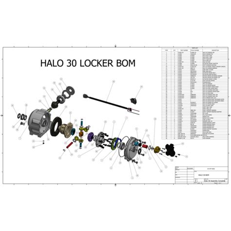 Halo 30 Locker For X3 And And Defender For Aftermarket Big Axles