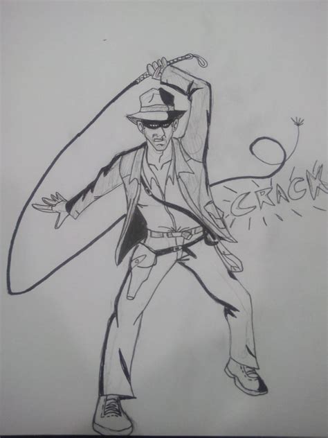 Indiana Jones with whip crack action by spiderfan142006 on DeviantArt