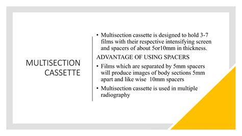 CASSETTE, TYPES OF CASSETTE AND INTENSIFYING SCREEN.pptx