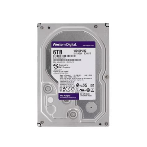 WESTERN DIGITAL WD63PURZ Hard disk 6TB Purple | Svet Kontrole Pristupa
