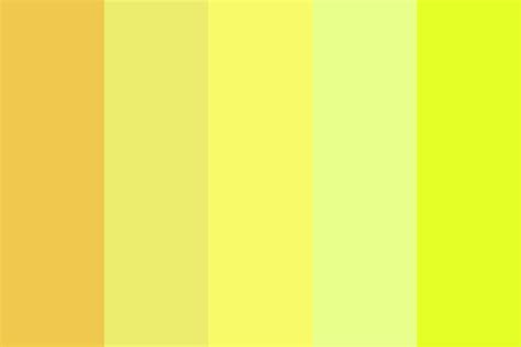 Yellow Pear Pieces Color Palette