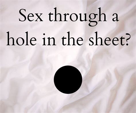 Do Jews Have Sex Through A Hole In A Sheet Kosher Sex